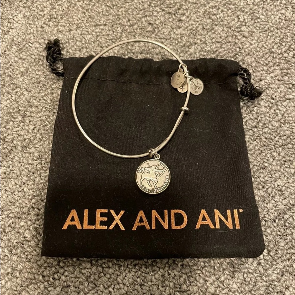 Alex And Ani Sagittarius Charm Bangle Bracelet